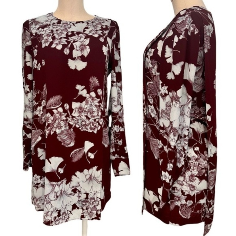 Bcbgmaxazria Ashton Split Front Side Georgette Bo… - image 2